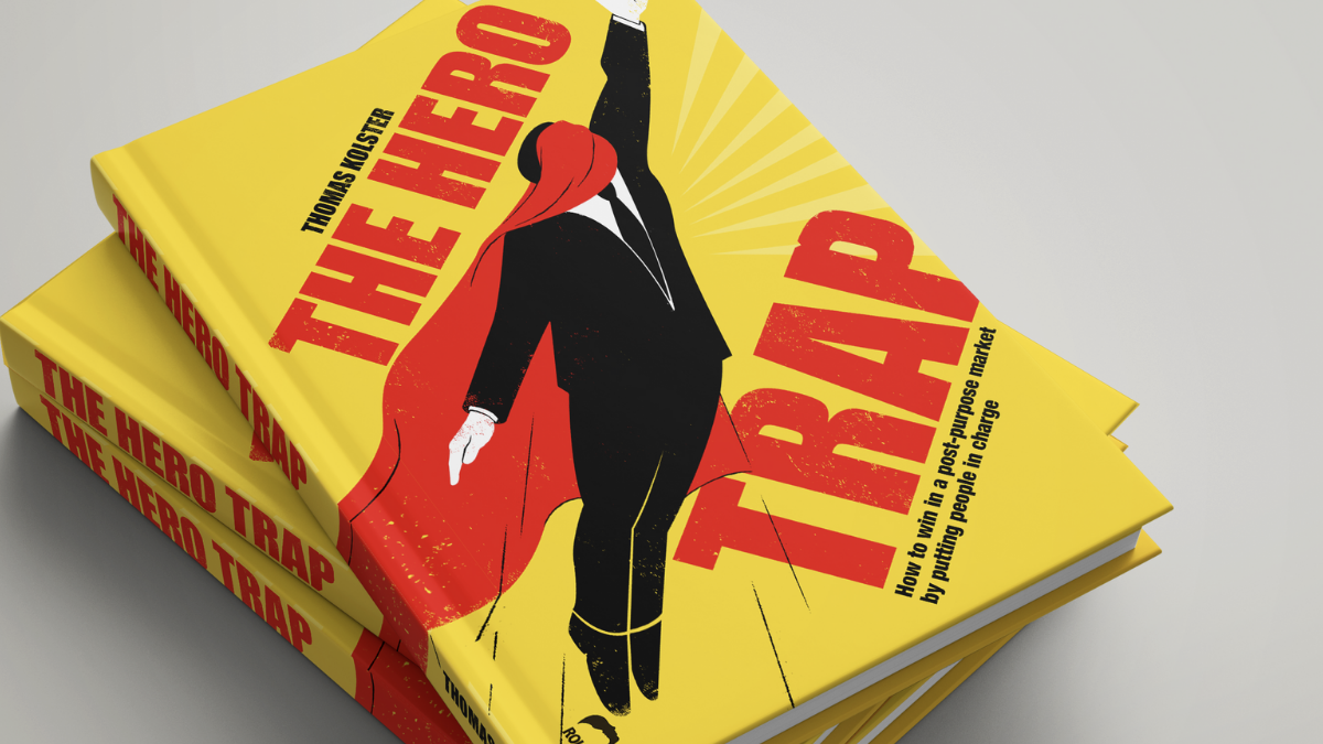Thomas Kolsterin The Hero Trap kirjan kansi